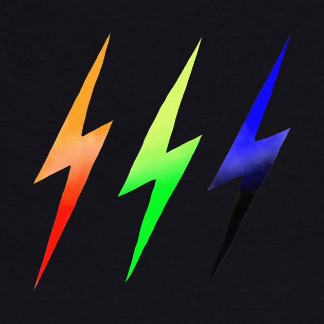 Three Lightning Bolts by noranovak